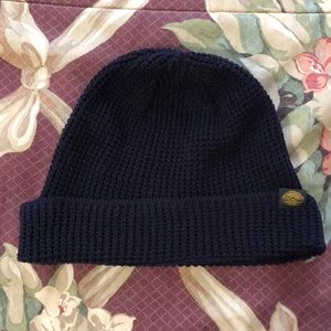 J.Crew Wallace & Barnes Thermal Cotton Beanie Navy